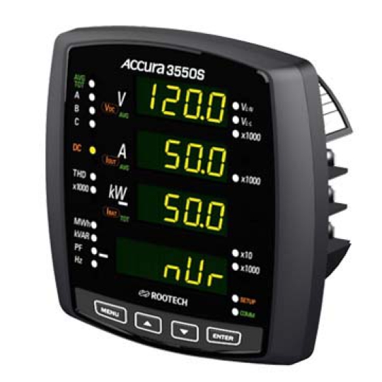 Đồng hồ đo công suất điện Accura 3550S Digital Power Meter for Rectifier Panel Rootech