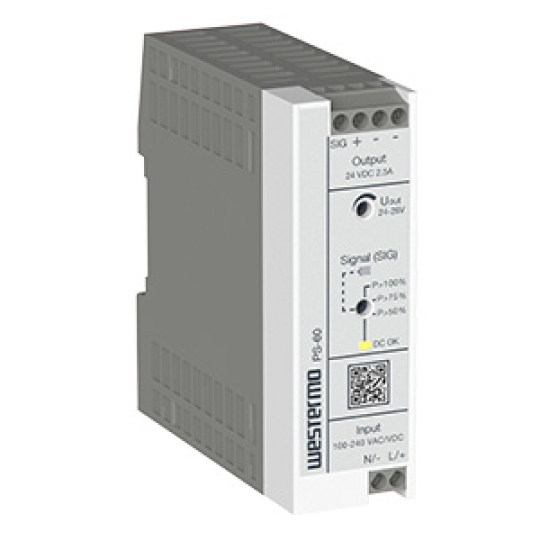 Bộ nguồn hãng Westermo DIN-rail Power Supply PS-60 (old code DIN-rail Power Supply PS-30) 