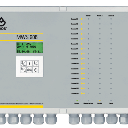 Hệ thống cảnh báo khí gas Multi-Channel Gas Warning System MWS 906 ADOS