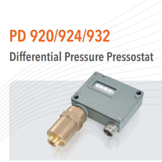 Cảm biến chênh áp Trafag Differential Pressure Pressostat PD 920/924/932  Type: 920.21.77.983 ,Type 920 2374 931
