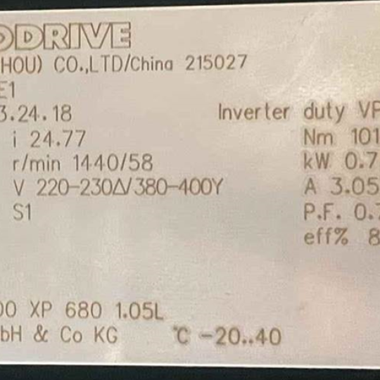 Động cơ Motor Model SA47/T DRN80M4/BE1 , SEW
