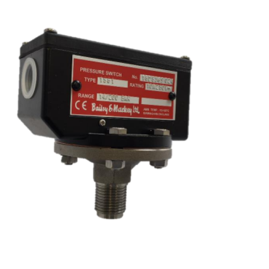 Cảm biến áp suất Pressure Switch Type 1581 , type 2581  Bailey & Mackey