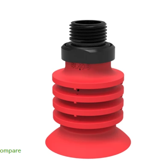 Cốc hút Piab 0120576 Suction cup BL40-5 Silicone, G3/8" male 
