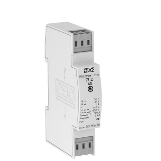 Bộ bảo vệ Medium and fine protection FLD for two-core systems 48 V Item no. 5098630  Types FLD 48  OBO