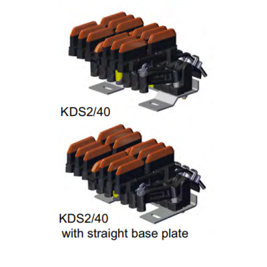 Bộ lấy điện Vahle KDS2/40 Compact Current Collector SA-KDS2/40/10/14VP0,5/4/10  , SA-KDS2/40/8/14VP0,5/4/8