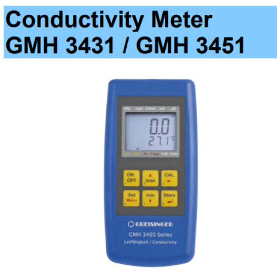 Máy đo độ dẫn điện Senseca GMH 3431 / GMH 3451 Conductivity Meter GMH 3431 / GMH 3451