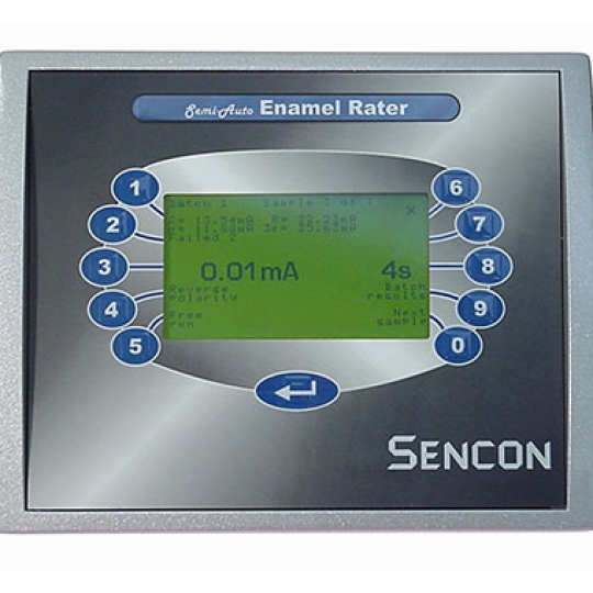 Thiết bị kiểm tra lớp tráng men Enamel Rater SI9100 Semi-Automatic Enamel Rater  – Part No: 390-06801-00 SENCON