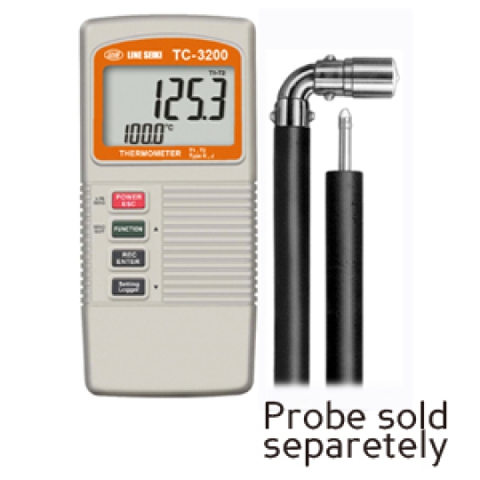 Thiết bị đo nhiệt độ Line Seiki TC-3200 multi-type probe (K,J) thermometer