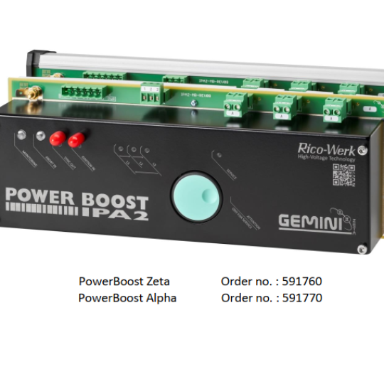 Thiết bị POWER-BOOST-IPA2 Gemini Rico werk  Order NO  591760 Rico Werk  Order NO  591770 Rico Werk 