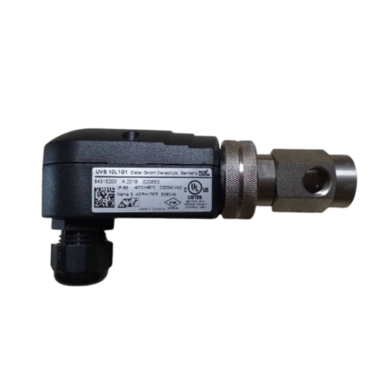 Cảm biến đầu đốt khí than Kromschroder UV flame sensor UVS 10L1G1 (84315203) 