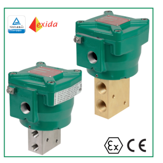Van diện từ Asco NF8327B001MO 0.25" NPT NF8327B001MO Asco General Service Solenoid Valves Direct Acting 48 DC