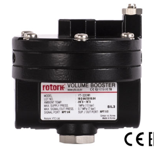 Volume booster Code: YT- 320 N1 Rotork YTC VOLUME BOOSTER RELAYS YT-320 YTC- 325 SERIES